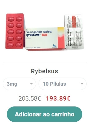 Rybelsus 3mg - 30 Comprimidos para Controle da Diabetes Tipo 2